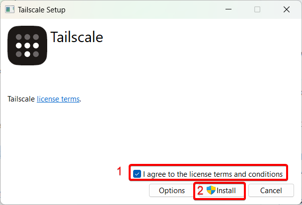 Установка в win